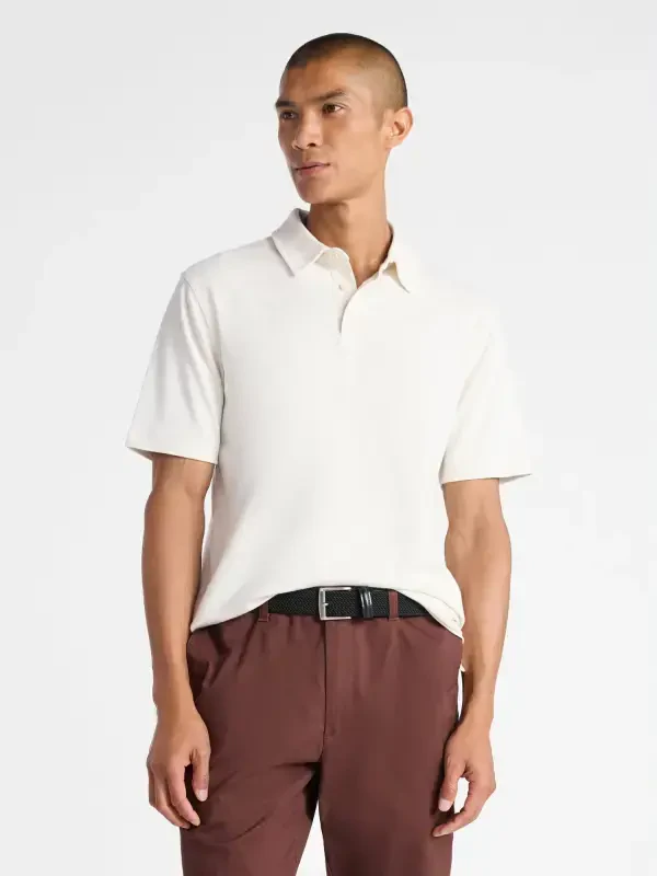 Free Assembly erkaklar uchun qisqa yengli paxta polo ko'ylagi, XS-3XL o'lchamlari - 5