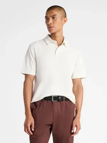 Free Assembly erkaklar uchun qisqa yengli paxta polo ko'ylagi, XS-3XL o'lchamlari - 5