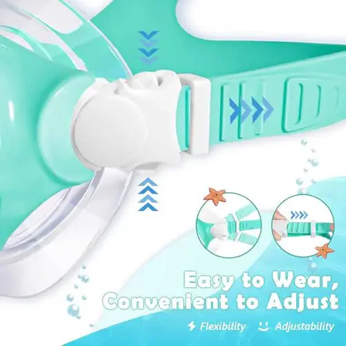 Freela 2 Pack Kids Swim Goggles Mask for Boys Girls 3-14, Tempered Glass Lens 180° HD View with Nose Cover for Pool Beach - 3