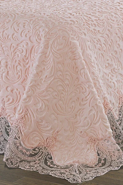 French Lace Blanket Set Powder Dowry Set - ARUS (1)