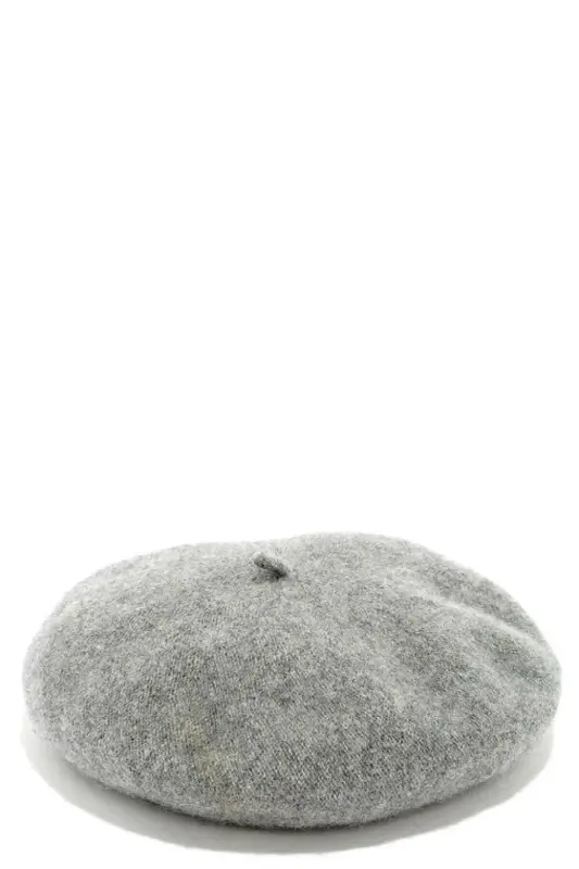 French Painter Australian Wool Felt Beret Grey-Grey - 3