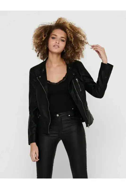 Freya Faux Leather Biker Otw Noos - 1