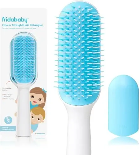 Frida Baby Fine or Straight Hair Detangling Kids Brush by, 1 Count (Pack of 12) 