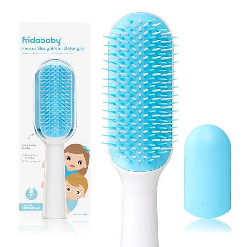 Frida Baby Fine or Straight Hair Detangling Kids Brush by - 7