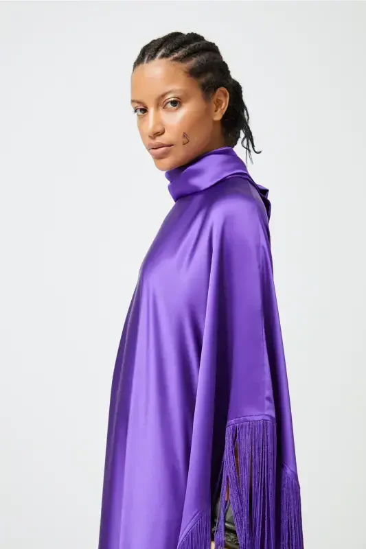 Fringe Dress Purple-Purple - 3