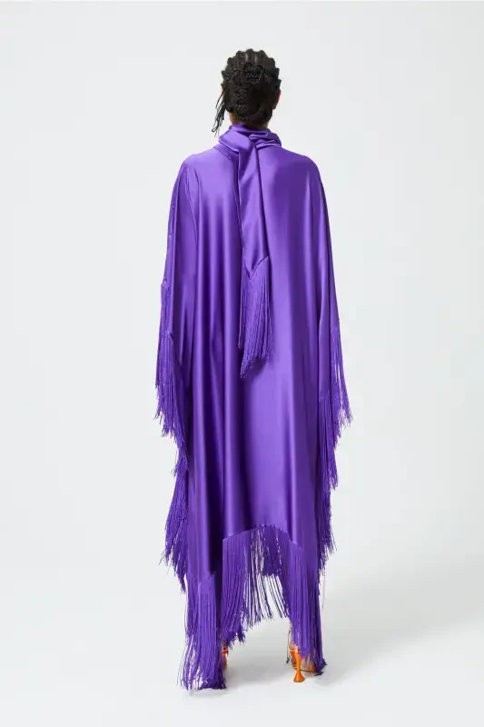 Fringe Dress Purple-Purple - 6