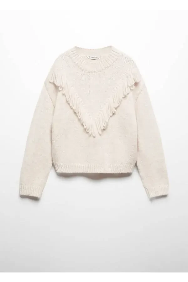 Fringe Knit Sweater - 3