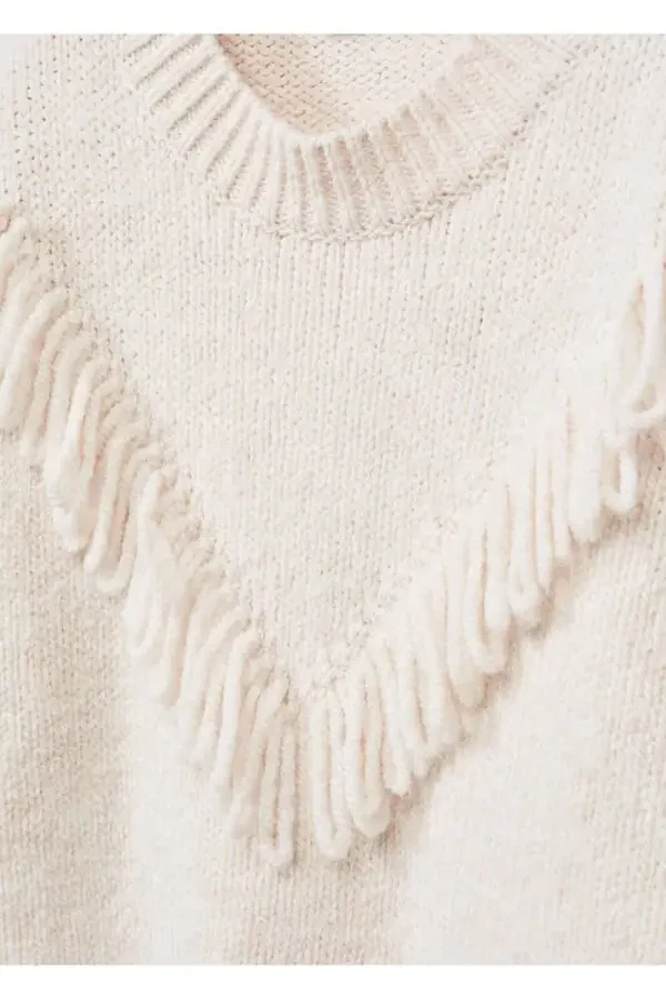 Fringe Knit Sweater - 6