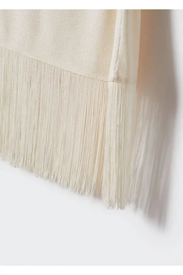 Fringed Hem Sweater - 5