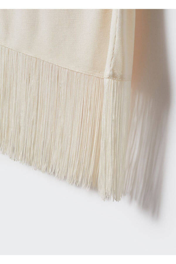 Fringed Hem Sweater - 5