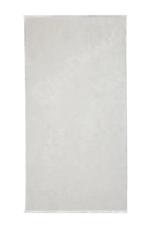 Fringed Rug Light Cream Living Room Corridor Entrance Kitchen Rug Washable - 2