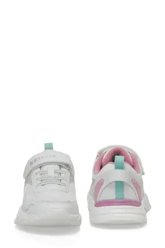FROFE 4FX White Girls' Sneaker - White - 5