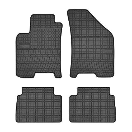 Frogum 0702 Solid Original Fit Chevrolet LACETTI 2003 Onwards Tailored Rubber Floor Mats - Black - 1