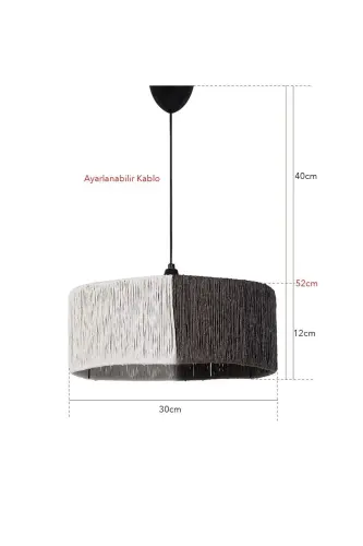 Froid Handmade Pendant Chandelier Gray White-Gray - HMYDESIGN (1)