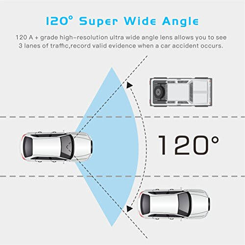 Front Dash Cam for Cars 1080P Full HD Dash Camera, Night Vision Driving Recorder with Wide Angle, G-Sensor, Loop Recording, WDR, 1.5 inch Mini Dashcam - 4