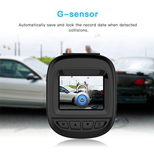 Front Dash Cam for Cars 1080P Full HD Dash Camera, Night Vision Driving Recorder with Wide Angle, G-Sensor, Loop Recording, WDR, 1.5 inch Mini Dashcam - 5