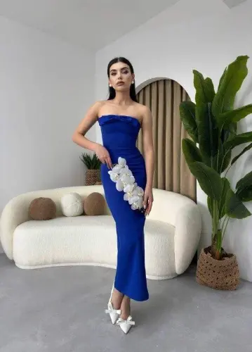 FRONT RIBBONED KAELM DRESS - 6