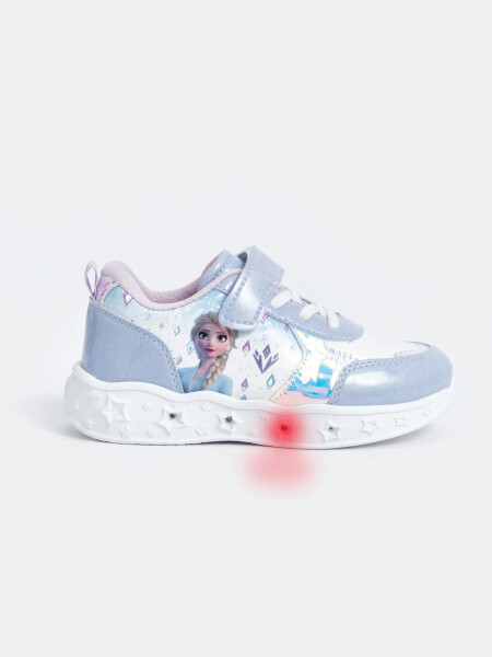 Frozen Printed Luminous Girls' Sport Shoes - 6