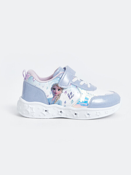 Frozen Printed Luminous Girls' Sport Shoes - 8