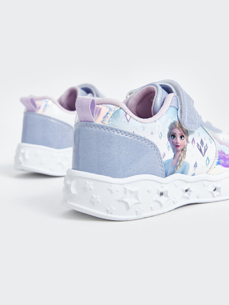 Frozen Printed Luminous Girls' Sport Shoes - 11