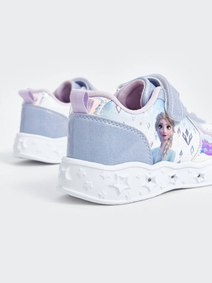 Frozen Printed Luminous Girls' Sport Shoes - 5