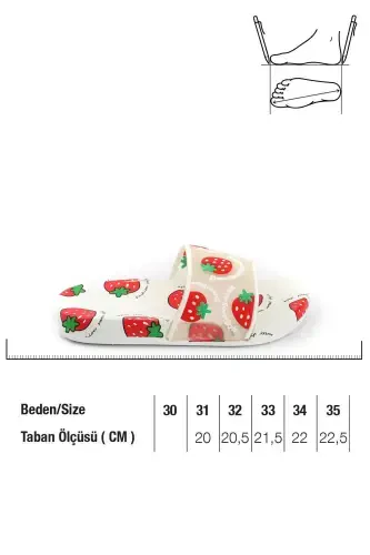 Fruit Non-Slip Base Kids Slippers Beach Pool Slippers - GEZER (1)