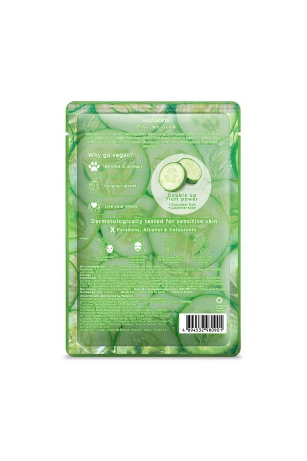 Fruity Mask Cucumber Refreshing Mask * 2 Pack - 6