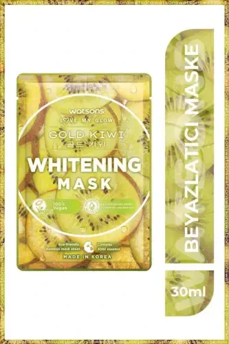Fruity Mask Gold Kiwi Whitening Mask * 2 Pieces - WATSONS (1)