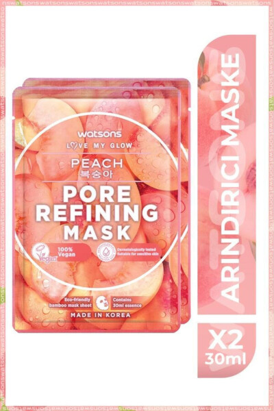 Fruity Mask Peach Pore Refining Mask * 2 Pieces - 1