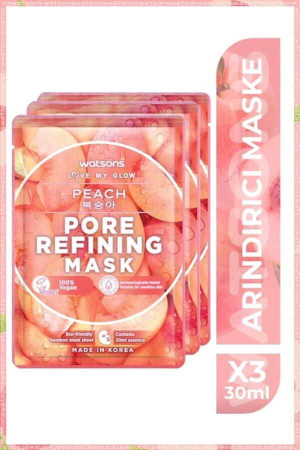 Fruity Mask Peach Pore Refining Mask * 3 Pcs - 1