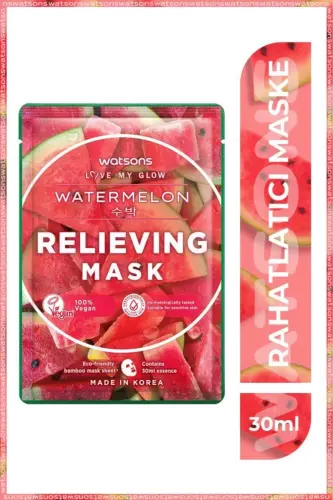 Fruity Mask Watermelon Relieving Mask, 2 Pack - WATSONS (1)