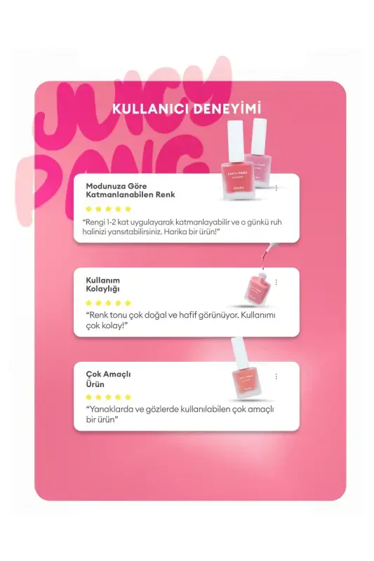 Fruity Scented, Moisturizing, Natural-Looking Liquid Blush A'pieu Juicy-pang Water Blusher (PK01)-PK01 - 7