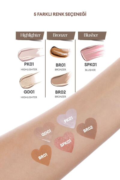 Fruity Scented Pearlescent Long-Lasting Liquid Blush Juicy-pang Water Blusher Shimmer (SPK01) - 10