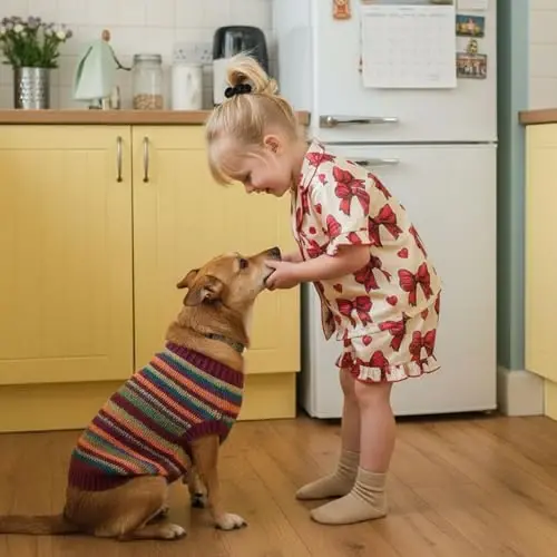 Fsadfeas Детская пижама для малышей и девочек, топ с короткими рукавами и лацканами на пуговицах + шорты, атласная шелковая одежда для сна, летняя одежда для отдыха - 3