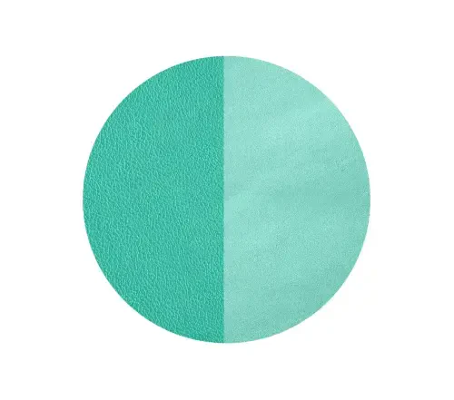 FTC PU Leather Desk Pad and Blotter, Non-Slip Flannelette Base, Stitched, Mouse and Writing Mat - 31.5” x 15.75” Turquoise-TURQUOISE - 5