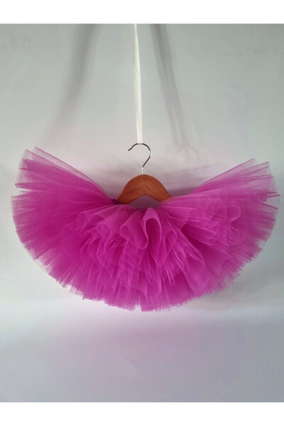 Fuchsia Tulle Skirt (Fluffy Dream Tulle) - 4