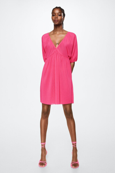 Fuchsia Women Dress 37001043 - MANGO