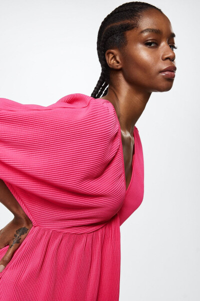 Fuchsia Women Dress 37001043 - 5