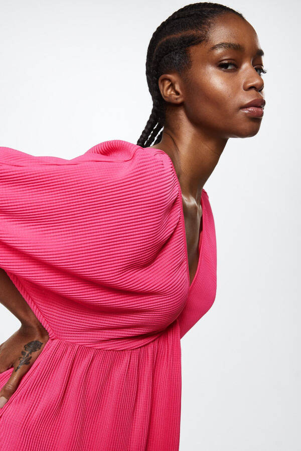 Fuchsia Women Dress 37001043 - 5