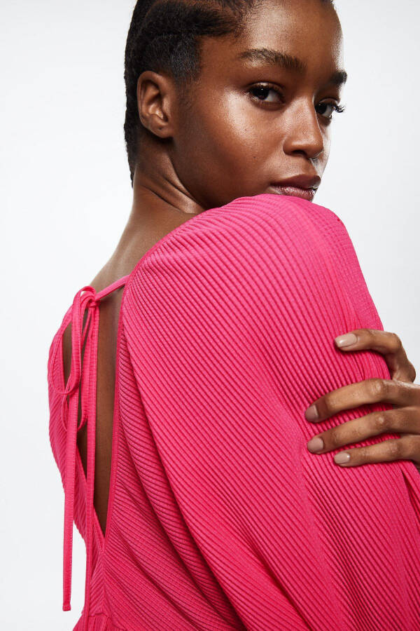 Fuchsia Women Dress 37001043 - 6