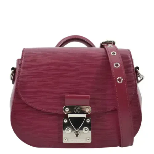 Fuksiya rangdagi oldindan foydalanilgan LOUIS VUITTON Eden PM EPI charmli yelka sumkasi - 1