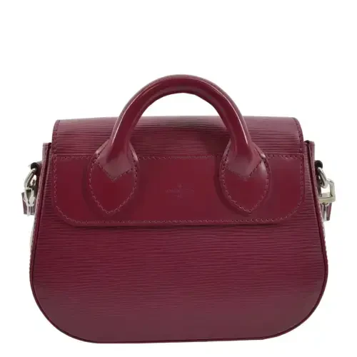 Fuksiya rangdagi oldindan foydalanilgan LOUIS VUITTON Eden PM EPI charmli yelka sumkasi - 3