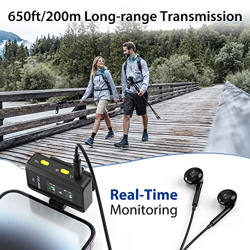 FULAIM X5M Wireless Lavalier Microphone System, Lavalier Lapel Mic with 18H Battery Life Charging Case for DSLR Cameras/iPhone/Android/Live Streaming - 12