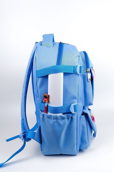 Full accessory, kawaii Korean style orthopedic daily school backpack - 3