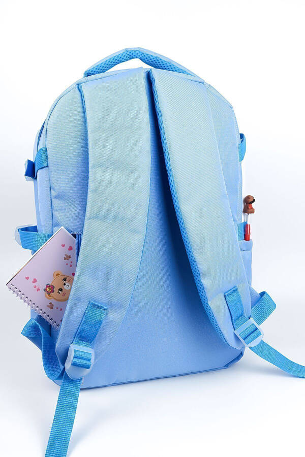 Full accessory, kawaii Korean style orthopedic daily school backpack - 4