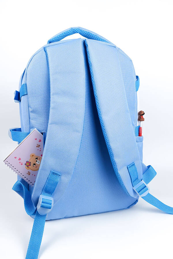 Full accessory, kawaii Korean style orthopedic daily school backpack - 12