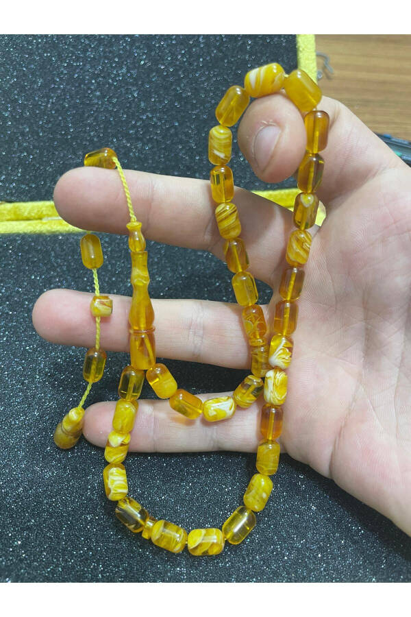 Full Amber Rosary with Perfect Alignment by Erkan Çubukçu Master, Comes in a Box - 3