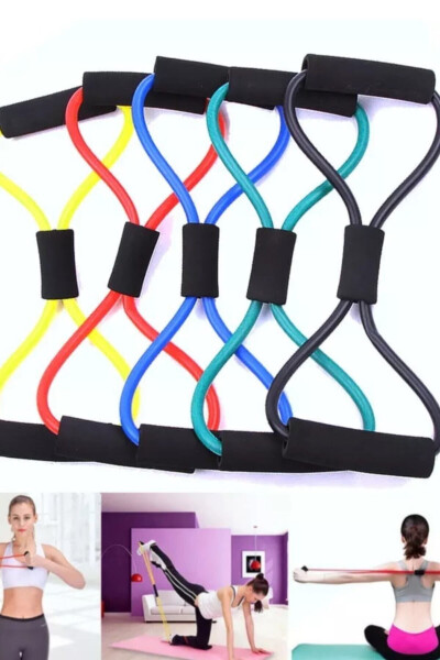 Full Body Resistance Band for Legs, Arms, Shoulders, Back, Home and Office Use, Pilates Exercise Pro - 14