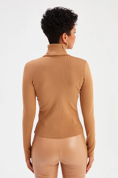 Full Fisherman Sweater - Mink - 4