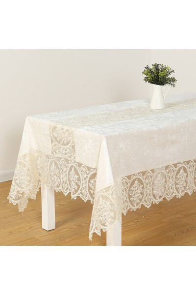 Fulya Velvet Tablecloth - 1